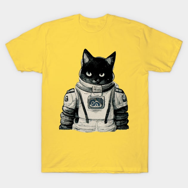 Astronaut Cat T-Shirt by SpaceCats